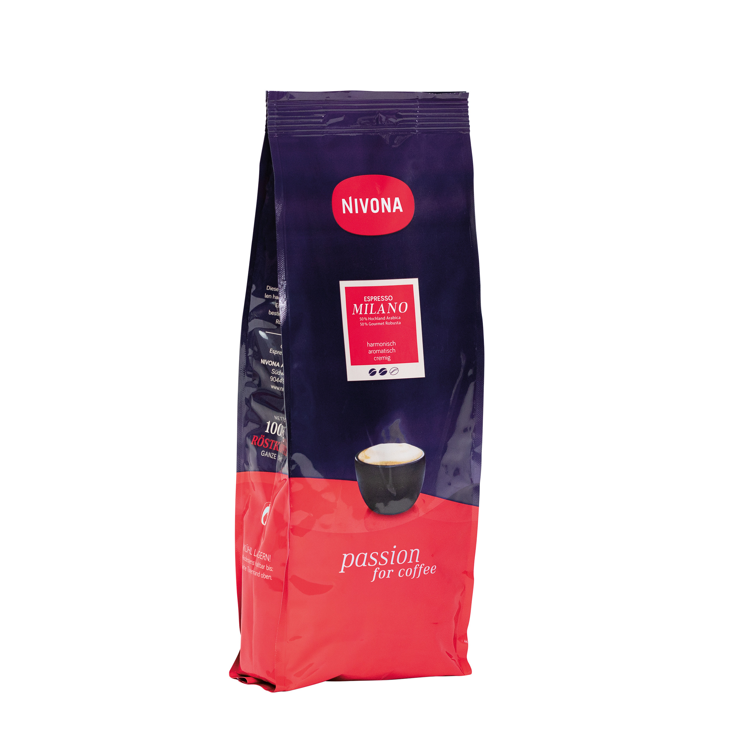 Espresso Milano NIM 1000 1 kg. Pck; Mischung Arabica/Robusta